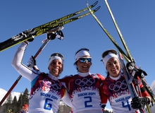 В скиатлоне лучшей была норвежка Марит Бьорген, Юлия Чекалева - 15-я