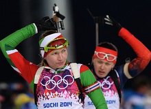 У белорусской биатлонистки третье "золото", россиянки без медалей