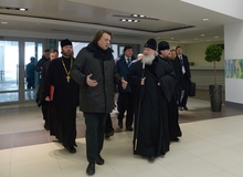Олимпийские объекты в Сочи посетил Патриарх Кирилл